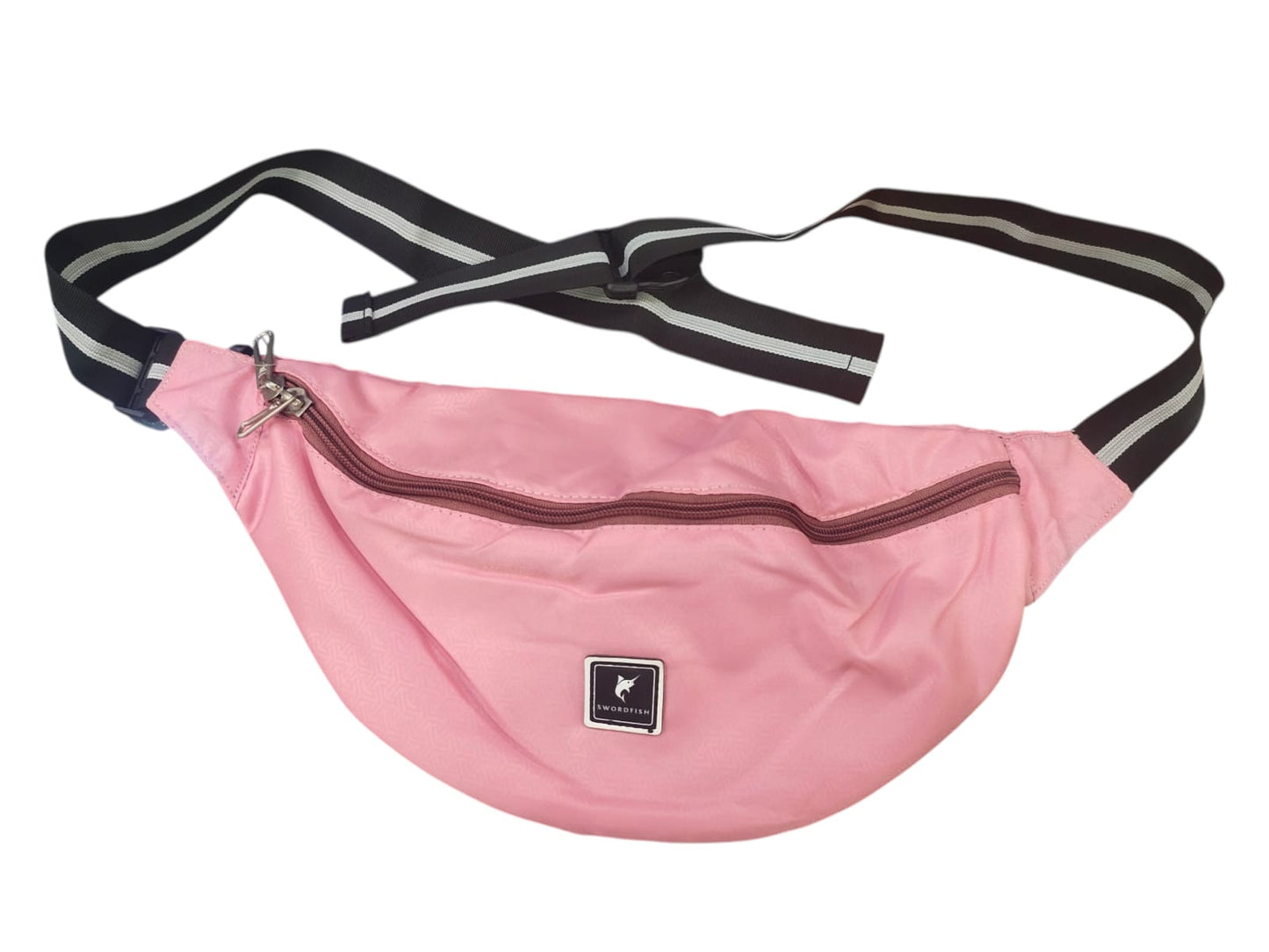 Trendy Pink Waist Bag / Women & Girls – Stylish Travel Sling Pouch