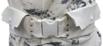 Ihram Ahram Belt for Men | Hajj Umrah | White Polyester Waterproof| Adjustable Strap | Fits Waist 28–38 XL