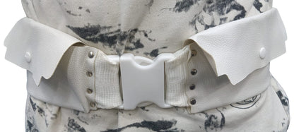 Ihram Ahram Belt for Men | Hajj Umrah | White Polyester Waterproof| Adjustable Strap | Fits Waist 28–38 XL