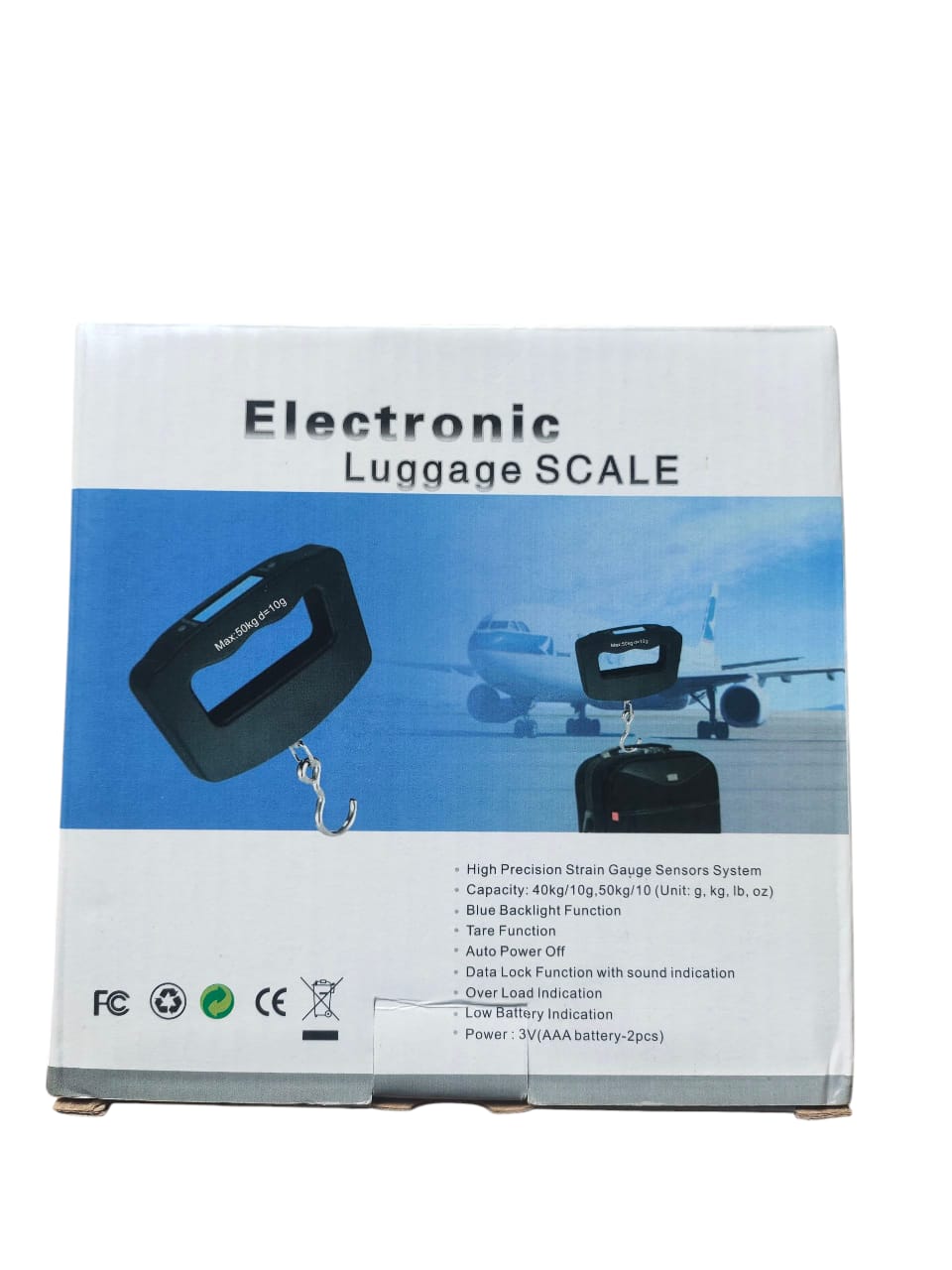 Electronic Digital Luggage Scale – Portable Weight Measuring Device