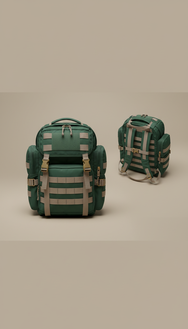 Ballistic Nylon Modular Backpack