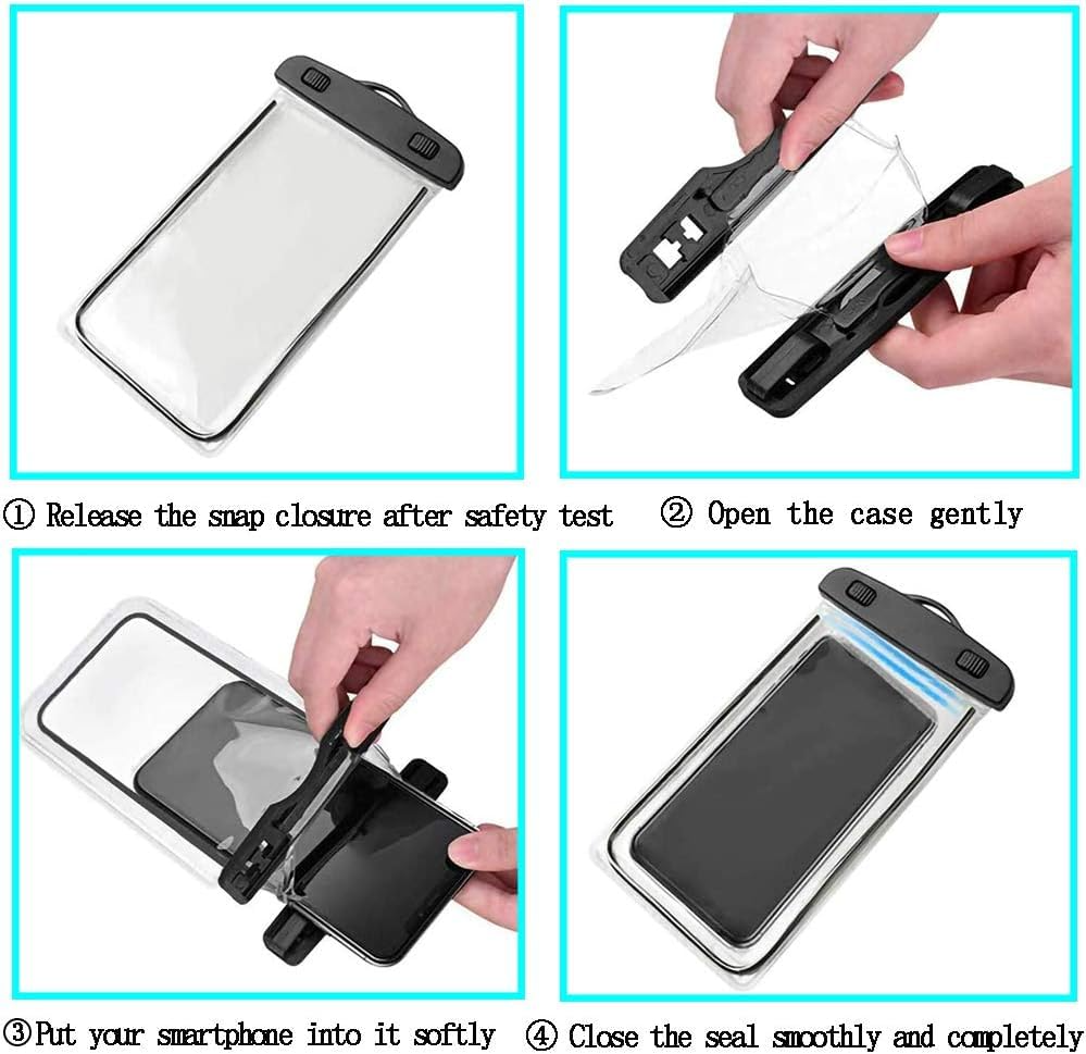 Universal Waterproof Mobile Phone Pouch – Dry Bag Case (Up to 6.7 ″ Smartphones){[colors may wary]
